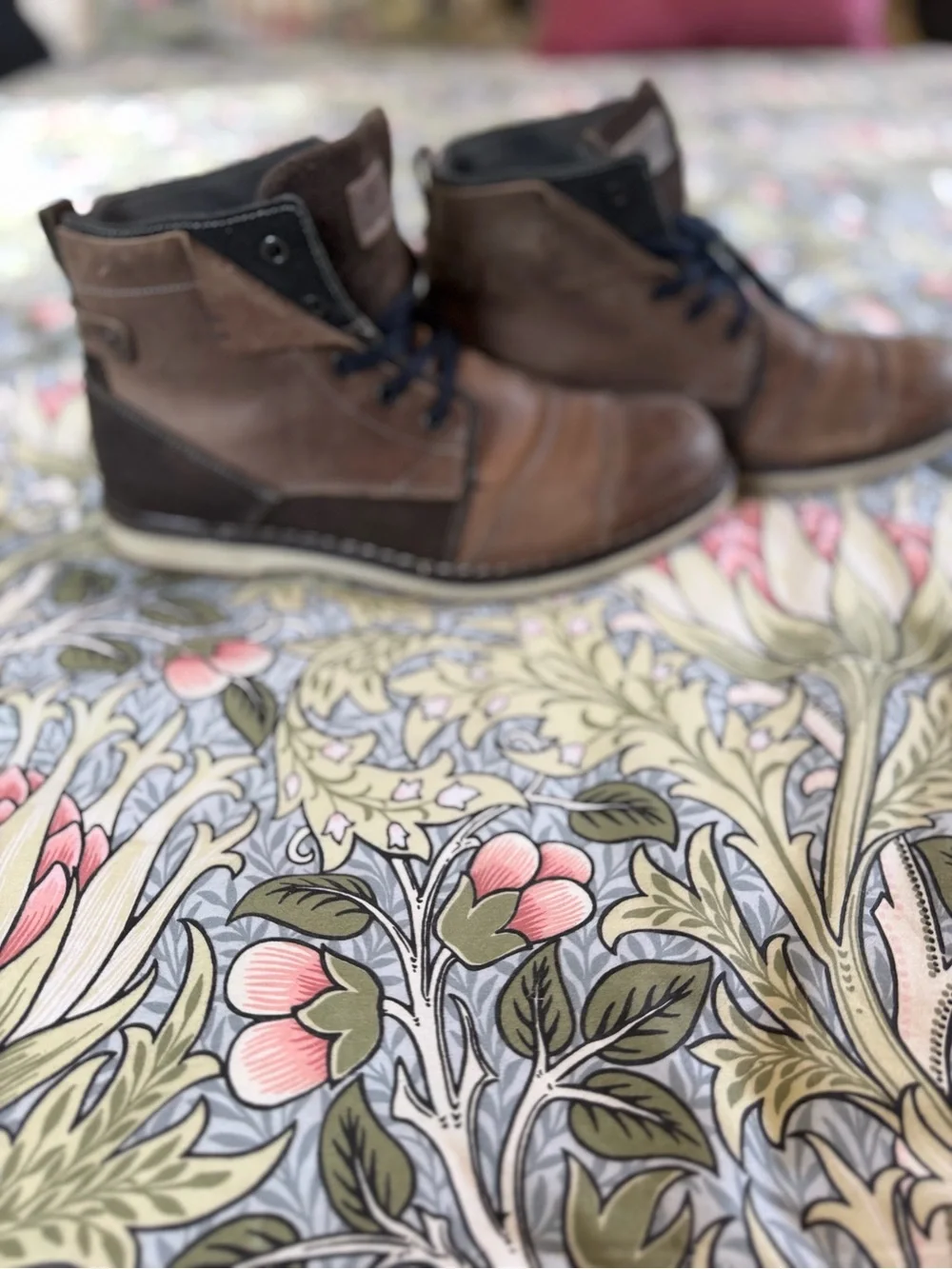 Bullboxer Men’s Brown Leather Lace-Up Boots